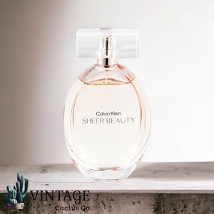 Like New! CALVIN KLEIN Sheer Beauty Eau De Toilette 3.4 oz